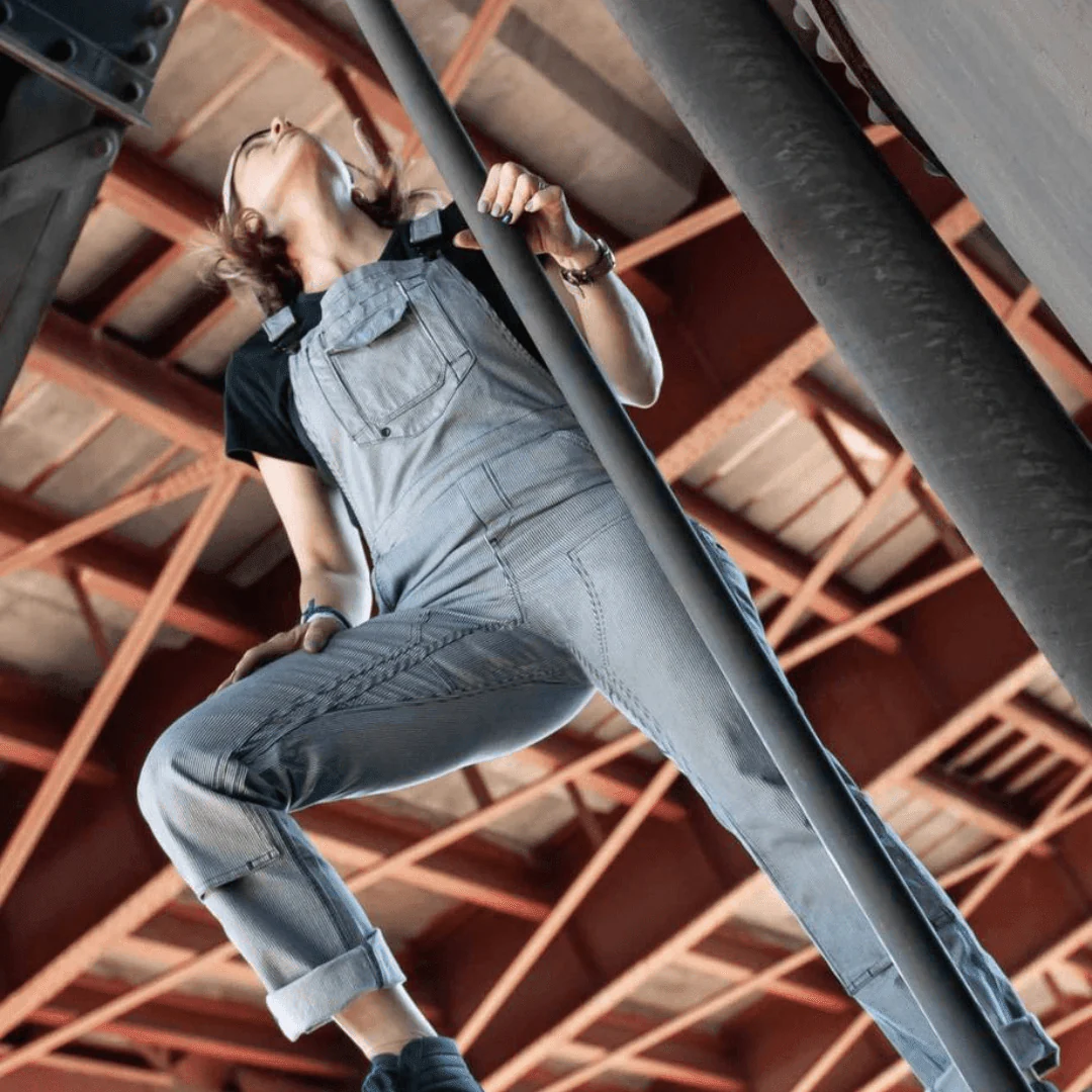 Classic Workwear Overalls Women's Stretch Dungarees - Image 3