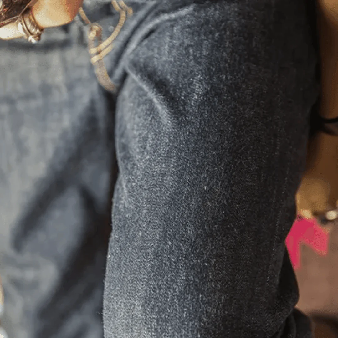 Slim Red Tornado Denim Jeans - Image 7