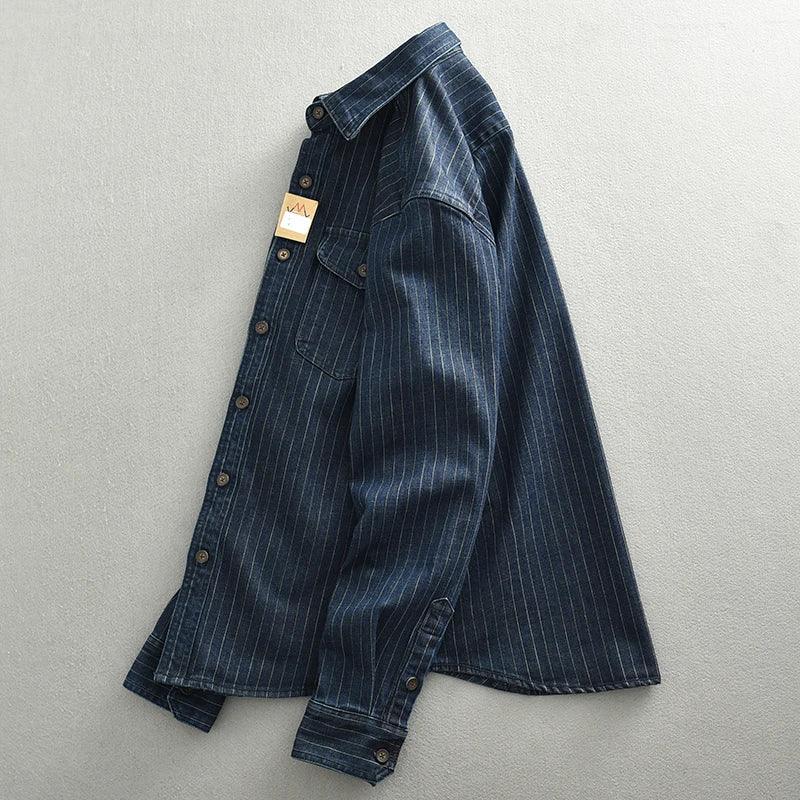 Striped Denim Shirt - Image 5