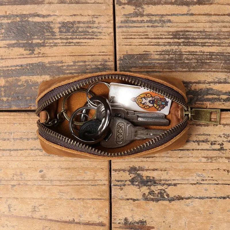 Vintage Leather Multifunctional Pouch - Image 6