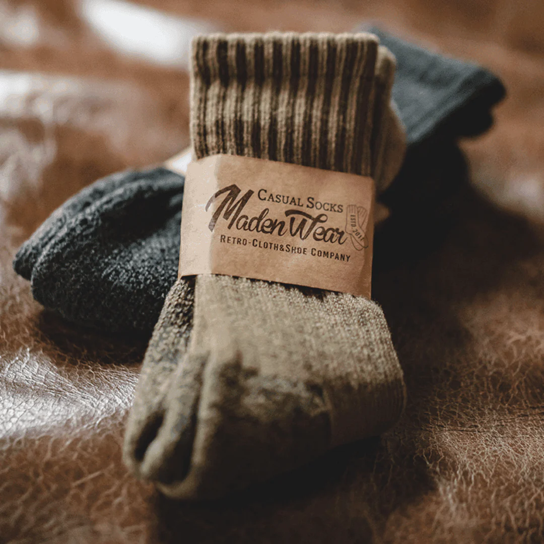 Wool Retro Desert Socks - Image 3